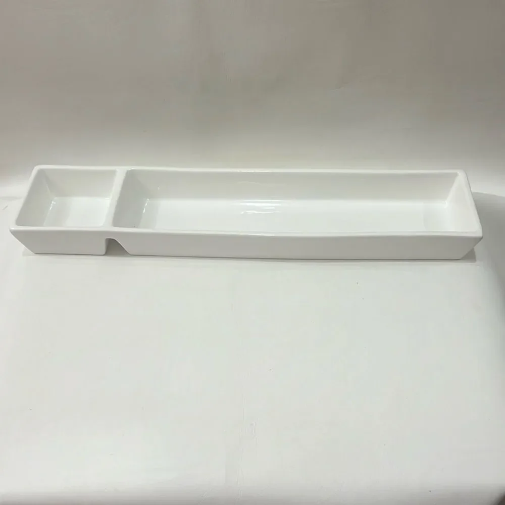 10 Strawberry Street Oven To Table White Rectangle Baking Dish 15 1/2 In Long